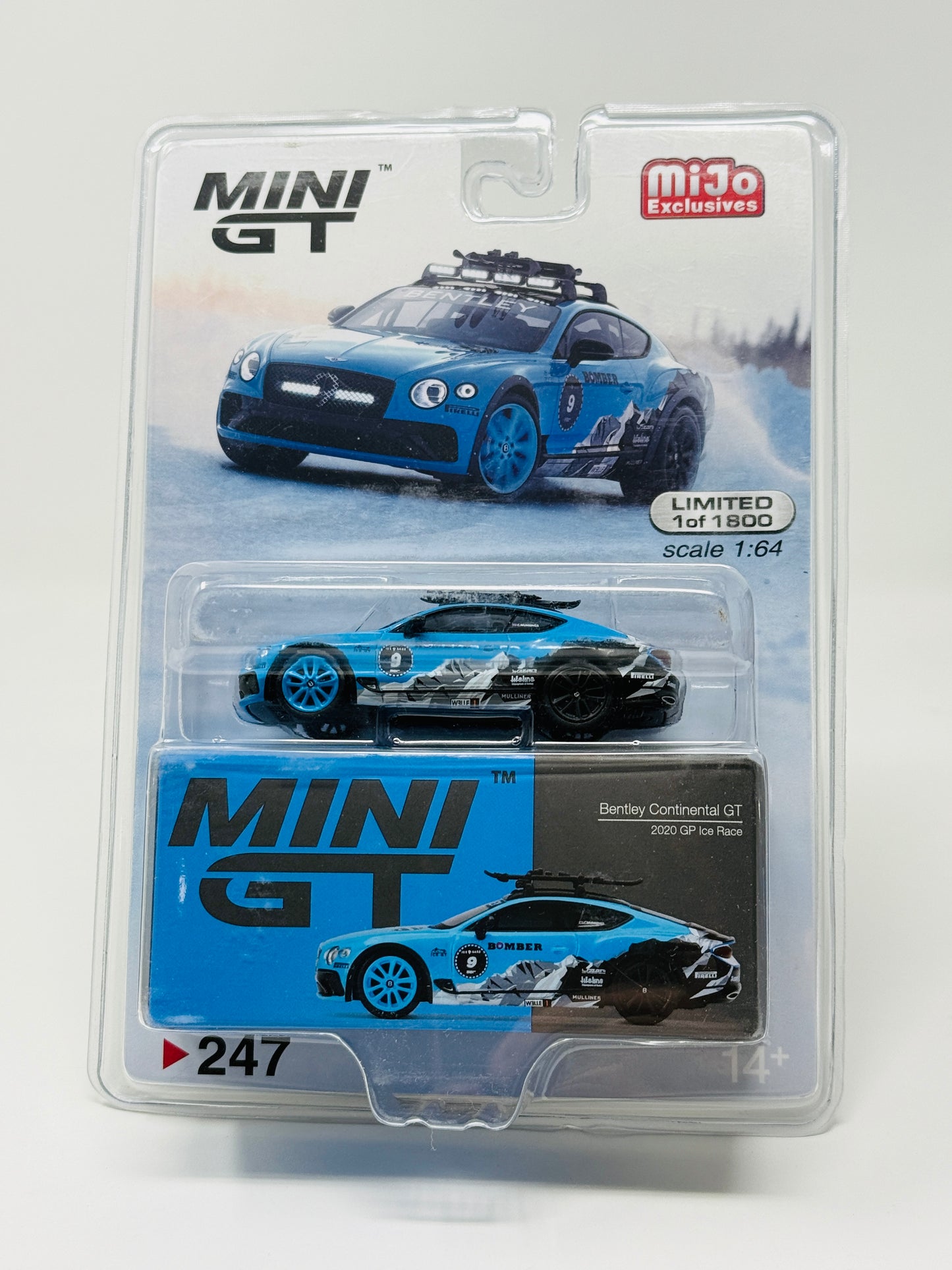 Mini GT Bentley Continental GT 2020 GP Ice Race #246