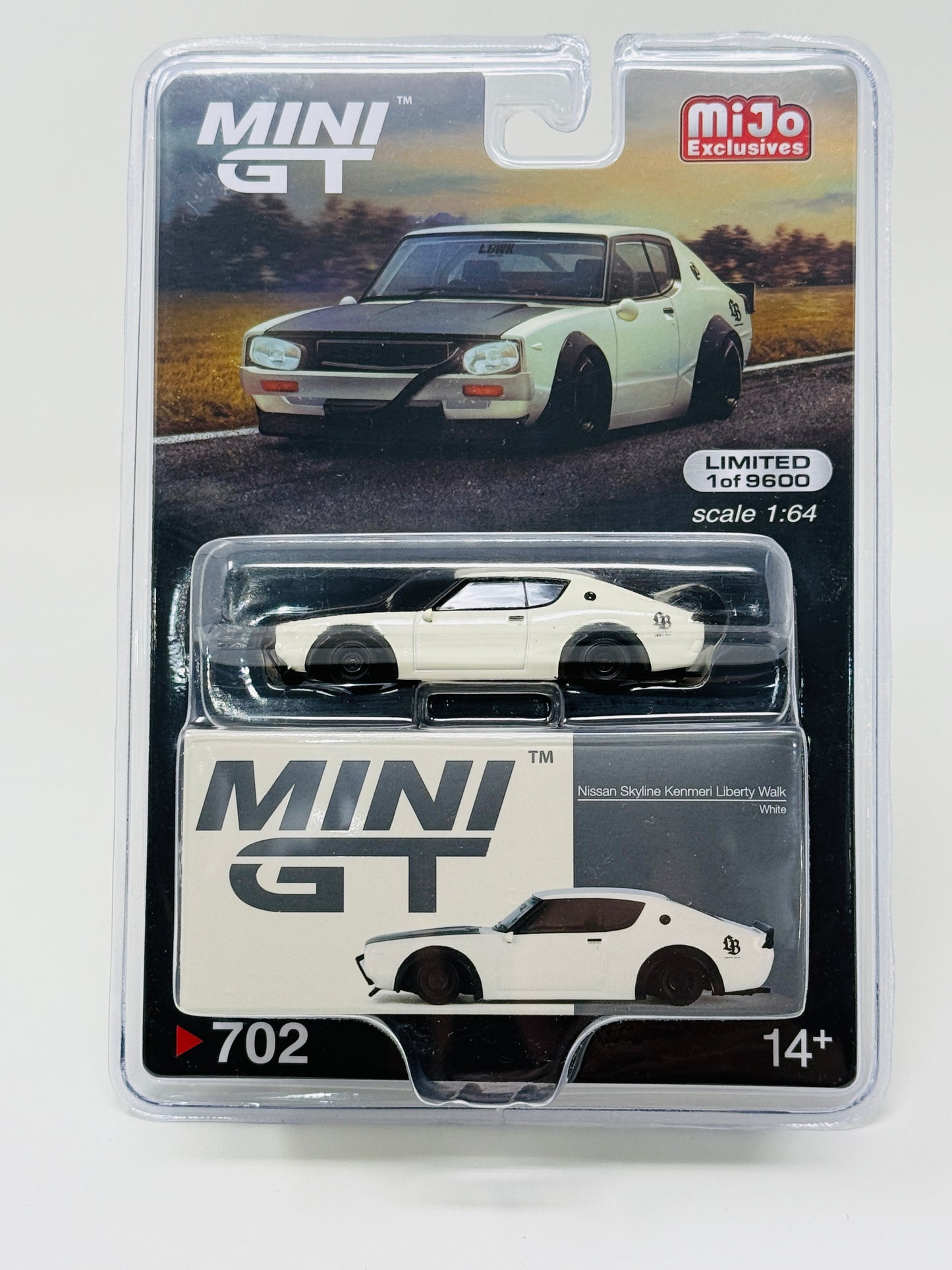 Mini Gt Nissan Skyline Kenmeri Liberty Walk #702