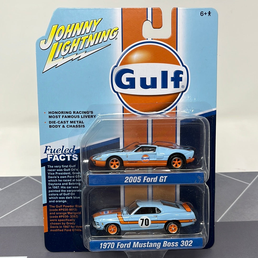 Johnny lightning gulf 2005 ford gt - 1970 ford mustang boss 302