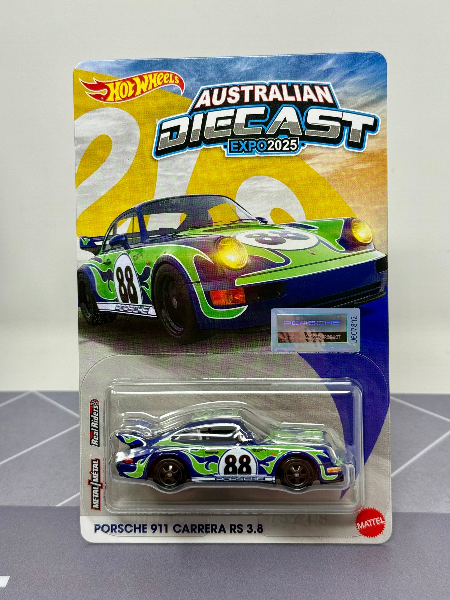 Hot Wheels Porsche 911 Carrera RS 3.8 Australian Diecast Expo 2025