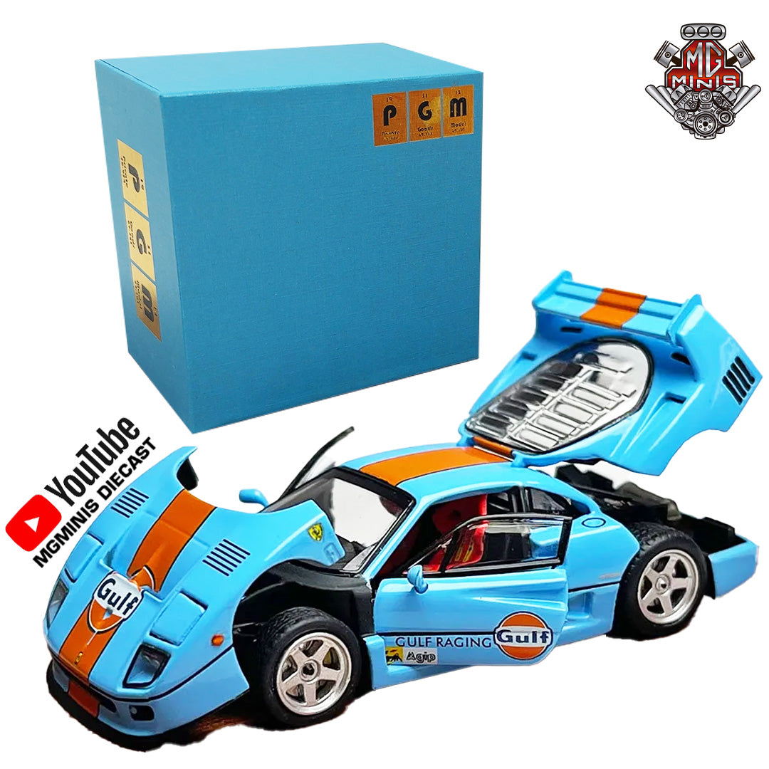 PGM Ferrari F40 Gulf Limited Edition 999 pcs Numbered – MgMinis 