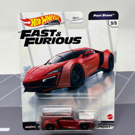 Hot wheels premium w motors lykan hypersport real riders