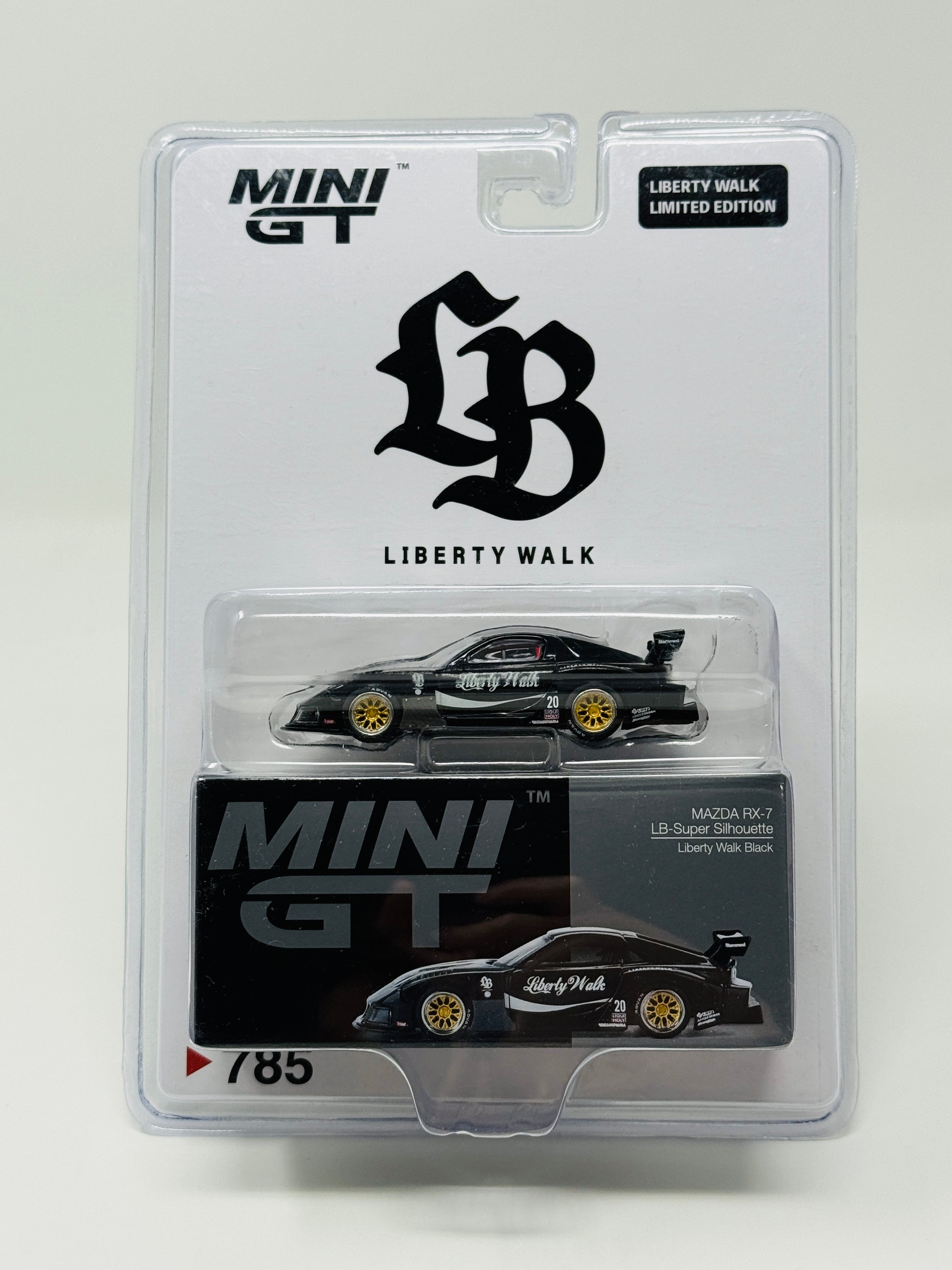 Mini GT Mazda RX7 LB Super Silhouette Liberty Walk Black #785 – MgMinis ...