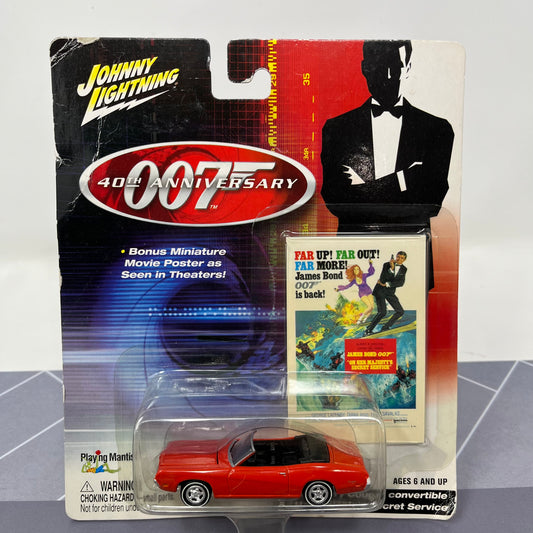 Johnny lightning 007 james bond mercury cougar convertible