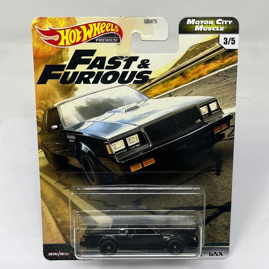 hot wheels premium fast and furious 87 buick grand national gnx