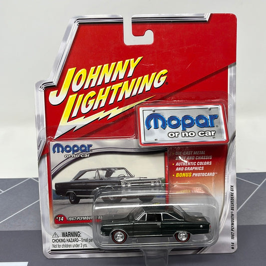 Johnny lightning 1967 plymouth belvedere gtx mopar