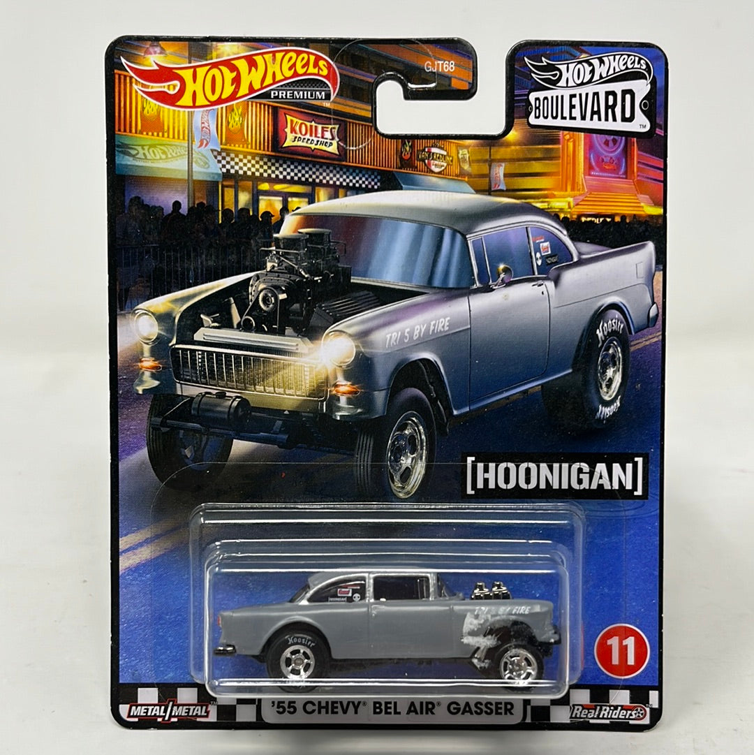 Hot wheels premium boulevard 55 chevy bel air gasser hoonigan – MgMinis ...