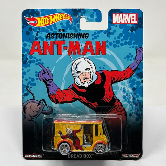 Hot wheels premium ant man bread box marvel real riders