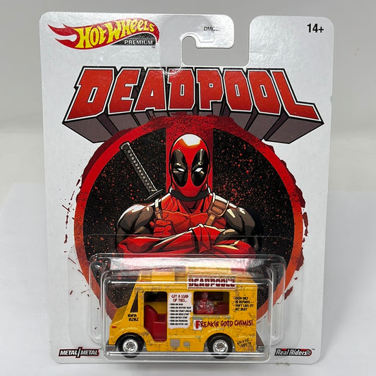 hot wheels premium deadpool chimichanga truck real riders