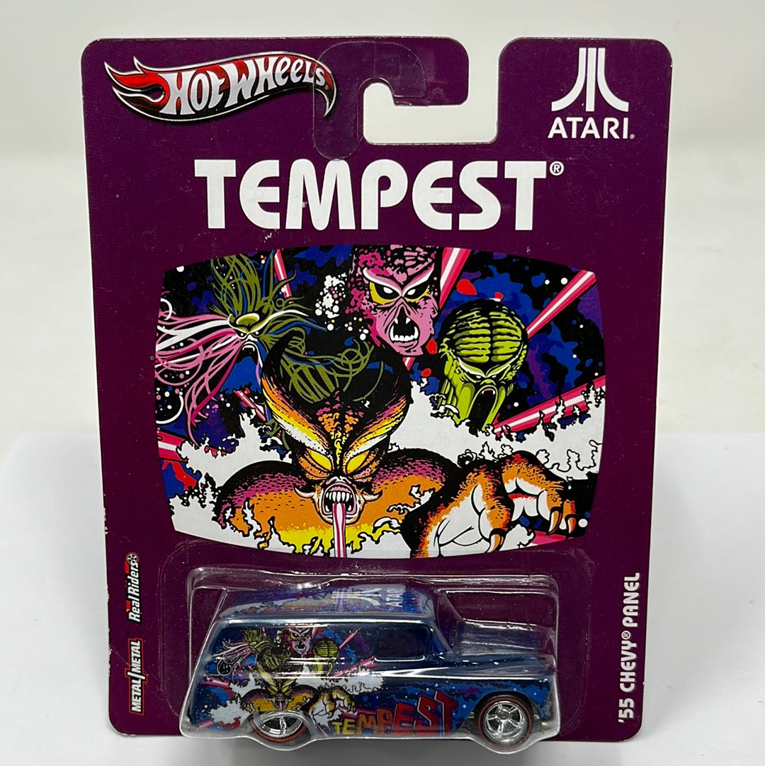 Hot wheels premium atari tempest 55 chevy panel real riders