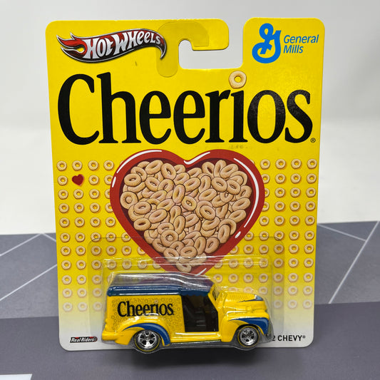 Hot wheels premium custom 52 chevy cheerios real riders