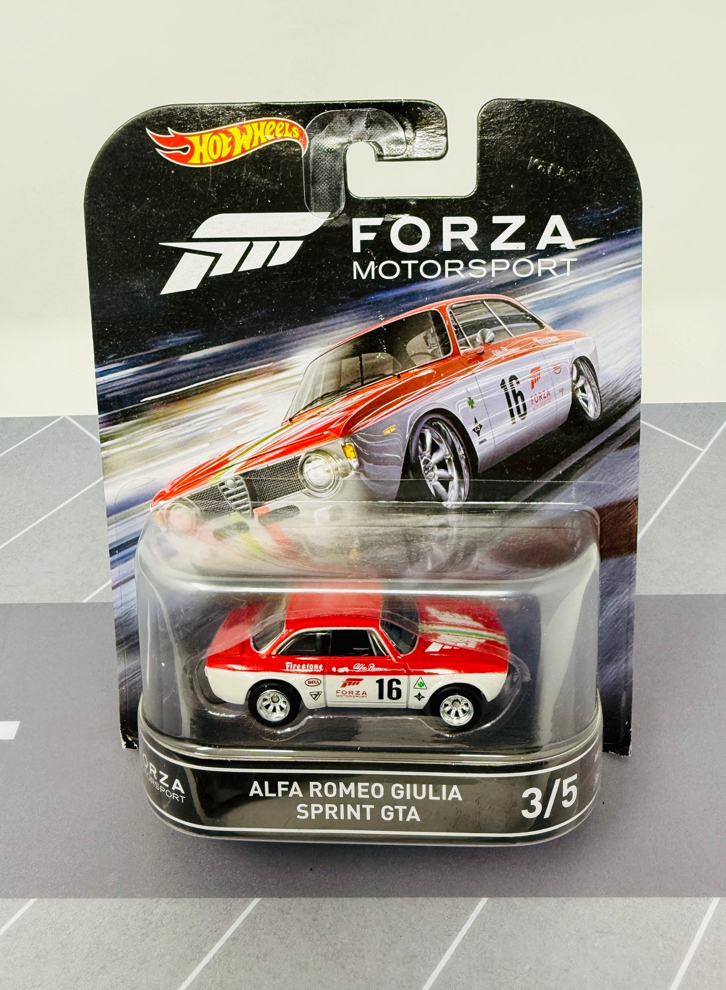 Hot Whels Retro Forza Motorsport Alfa Romeo Giulia Sprint GTA