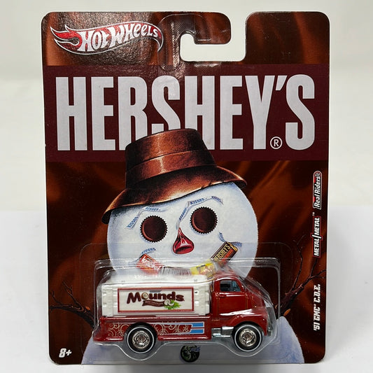 Hot wheels premium hershey’s  51 gmc c.o.e. real riders