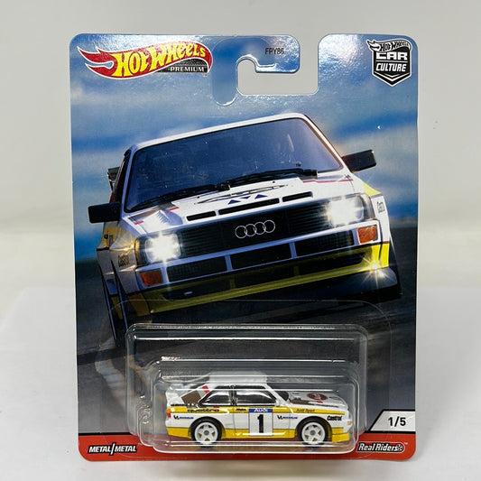 Hot wheels premium audi sport quattro real riders