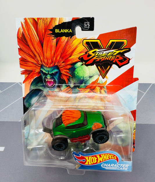 Hot Wheels Blanka Street Fighter Character Cars