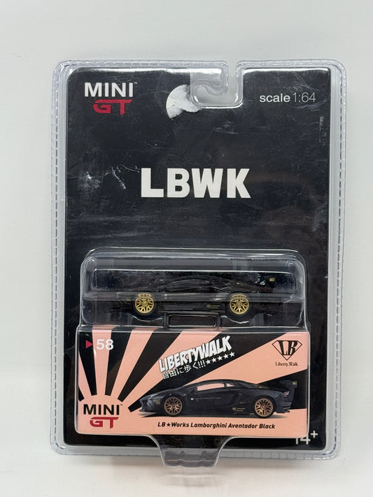 Mini GT LB Works Lamborghini Aventador #58 LBWK Blister Exclusive