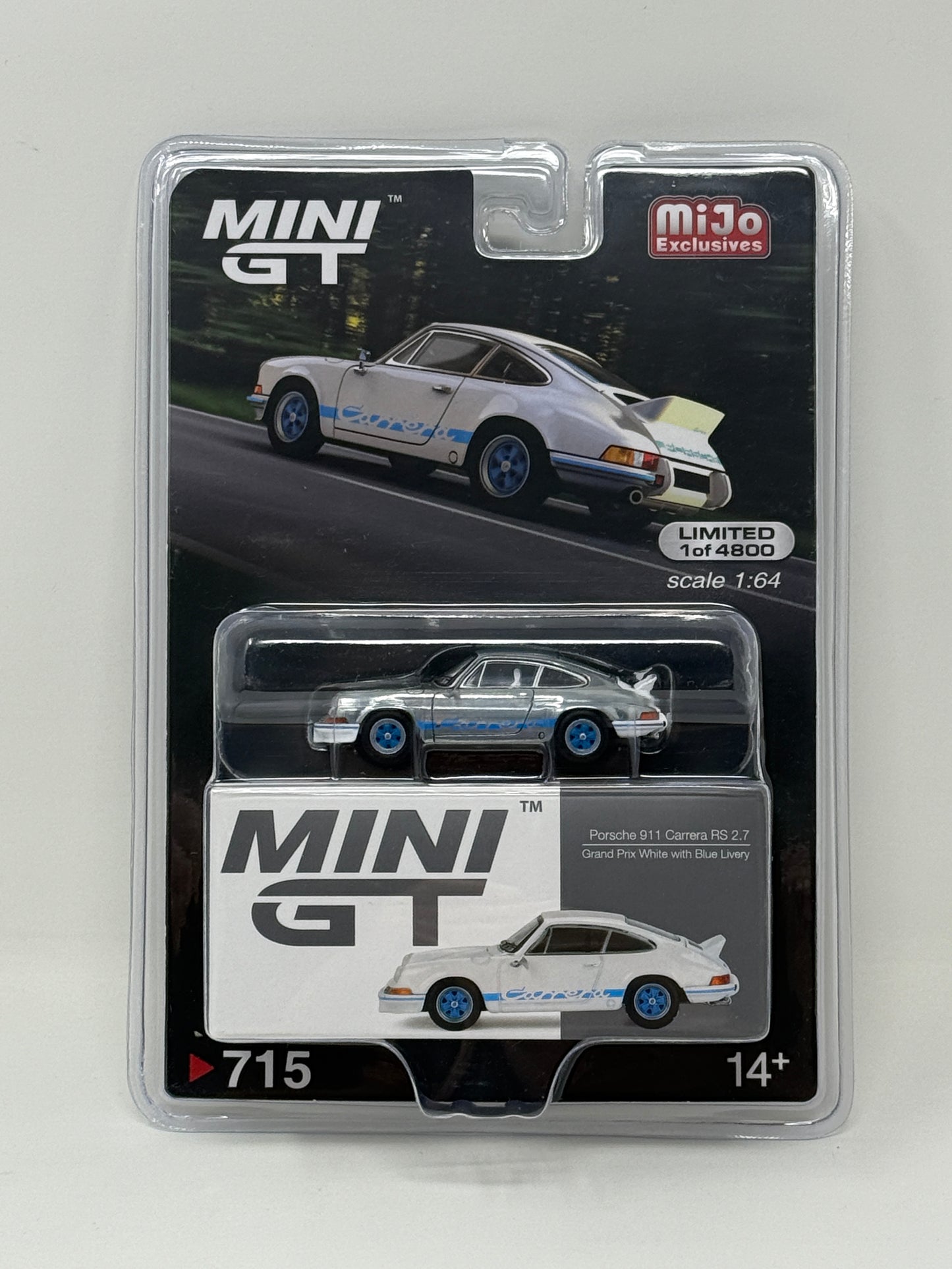 Mini Gt Porsche 911 Carrera RS 2.7 #715 CHASE