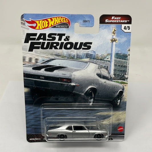 Hot wheels premium fast and furious chevrolet 70 chevy nova ss real riders