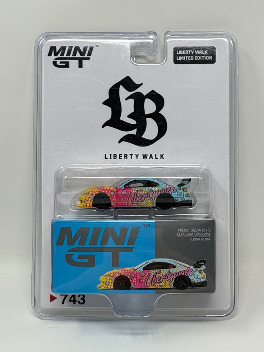 Mini Gt Nissan Silvia S15 LB Super Silhouette Liberty Walk Store Blister Exclusive #743