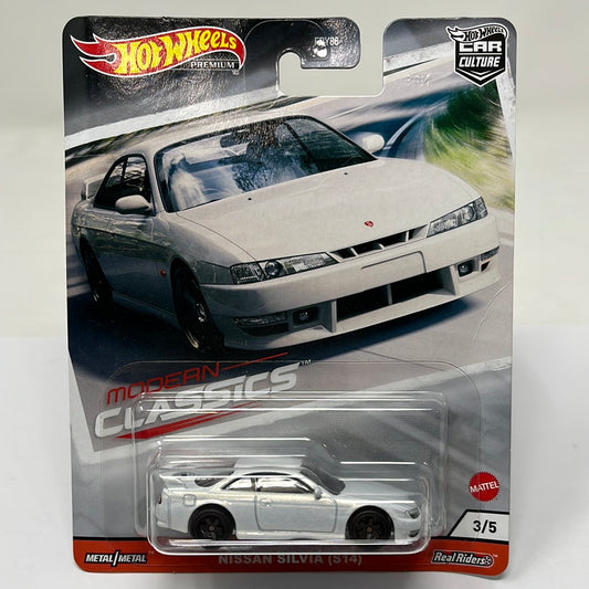 Hot wheels premium nissan silvia s14 modern classics real riders