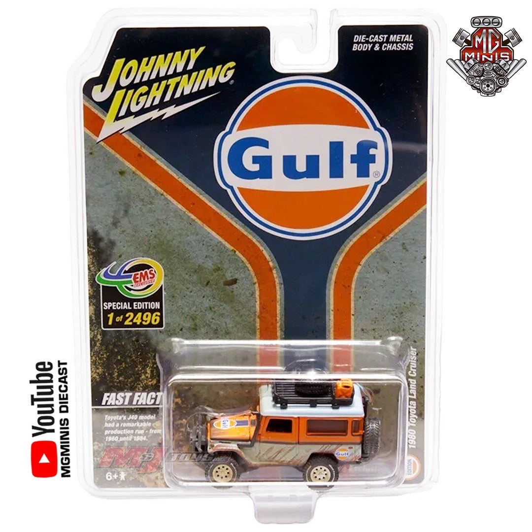 Johnny Lightning Toyota Land Cruiser Gulf Indonesia Exclusive 1:64