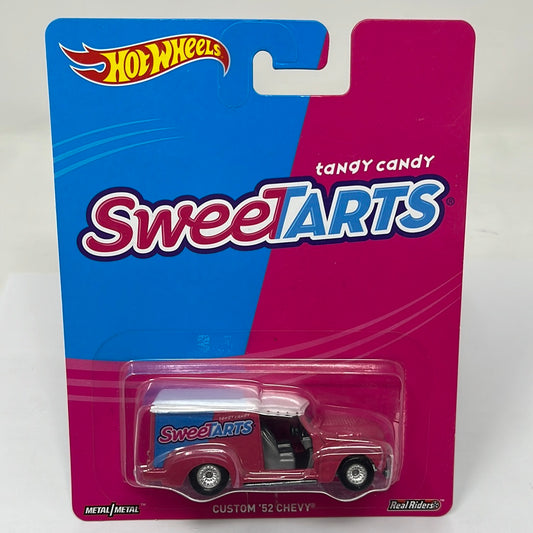 Hot wheels premium sweetarts candy custom 52 chevy real riders