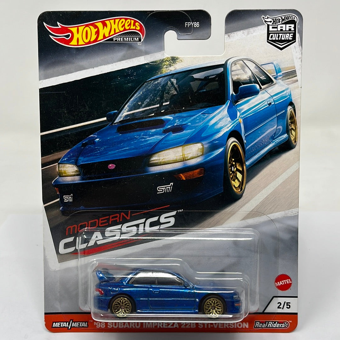 Real Riders Hothwheels Hot wheels modern classics 98 subaru impreza 22b sti version real ride ...
