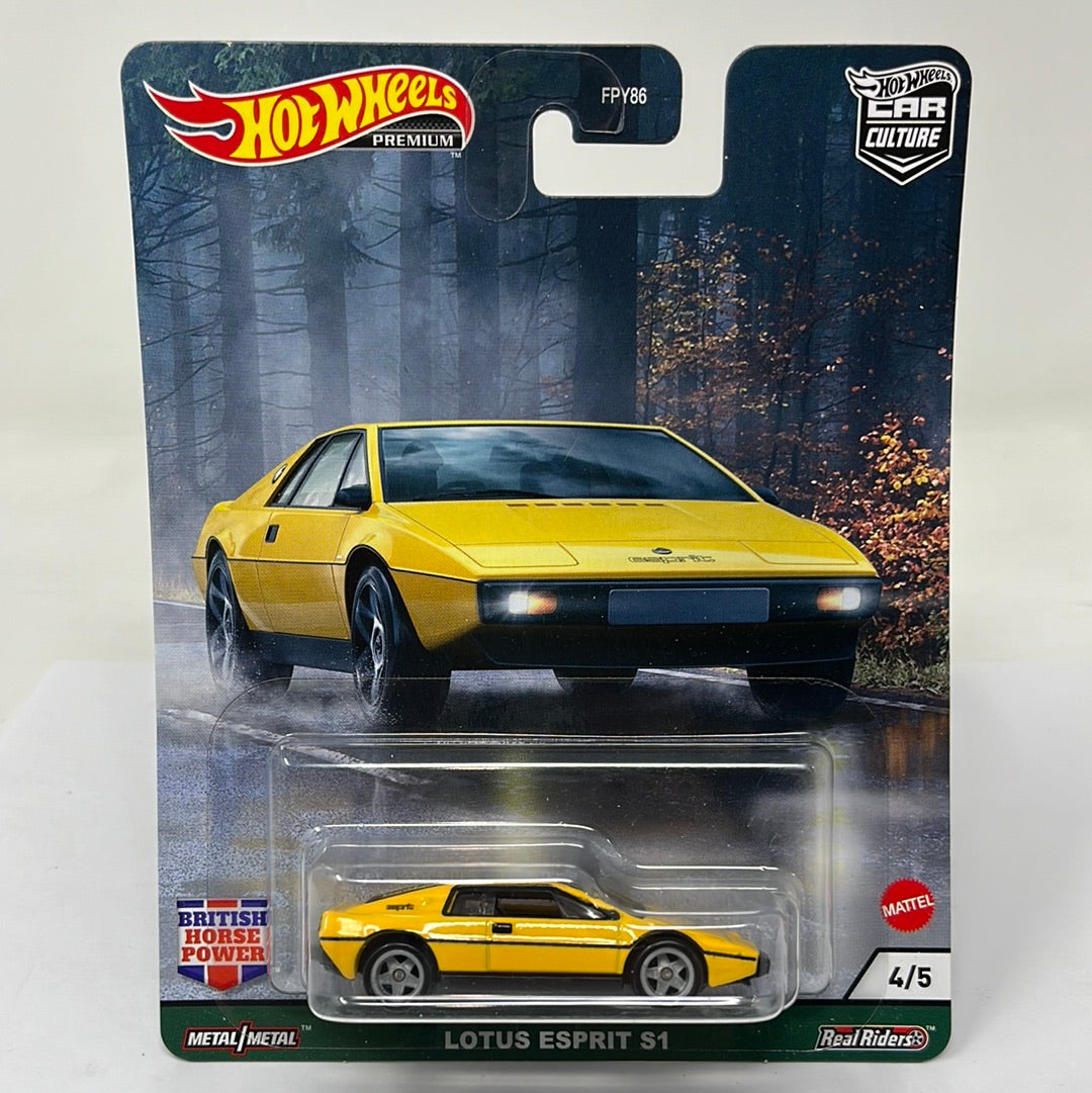 Hot wheels premium lotus esprit s1 real riders