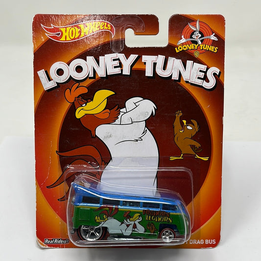 Hot wheels premium looney tunes volkswagen t1 drag bus real riders