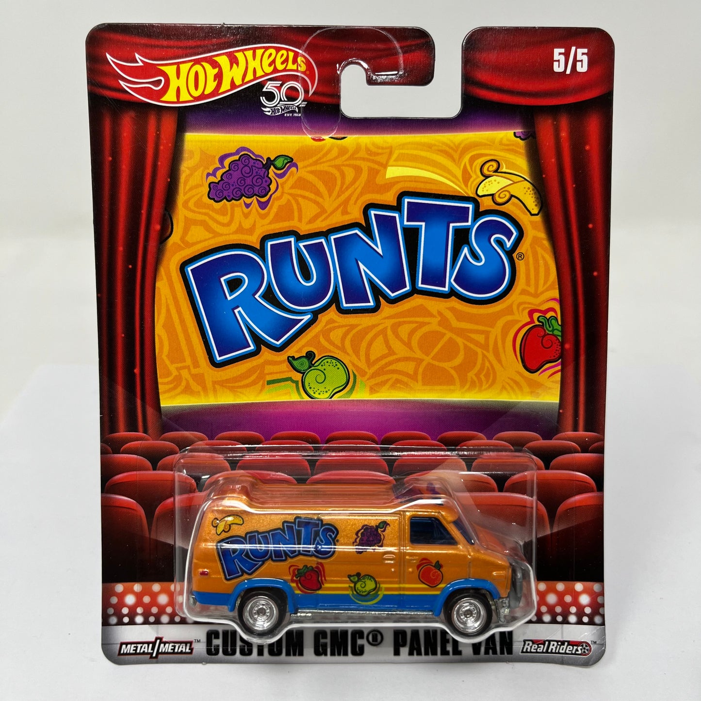 Hot wheels premium runts custom gmc panel van real riders