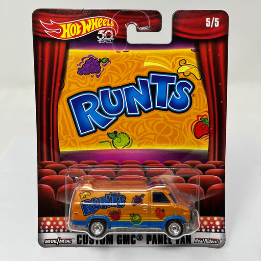 Hot wheels premium runts custom gmc panel van real riders