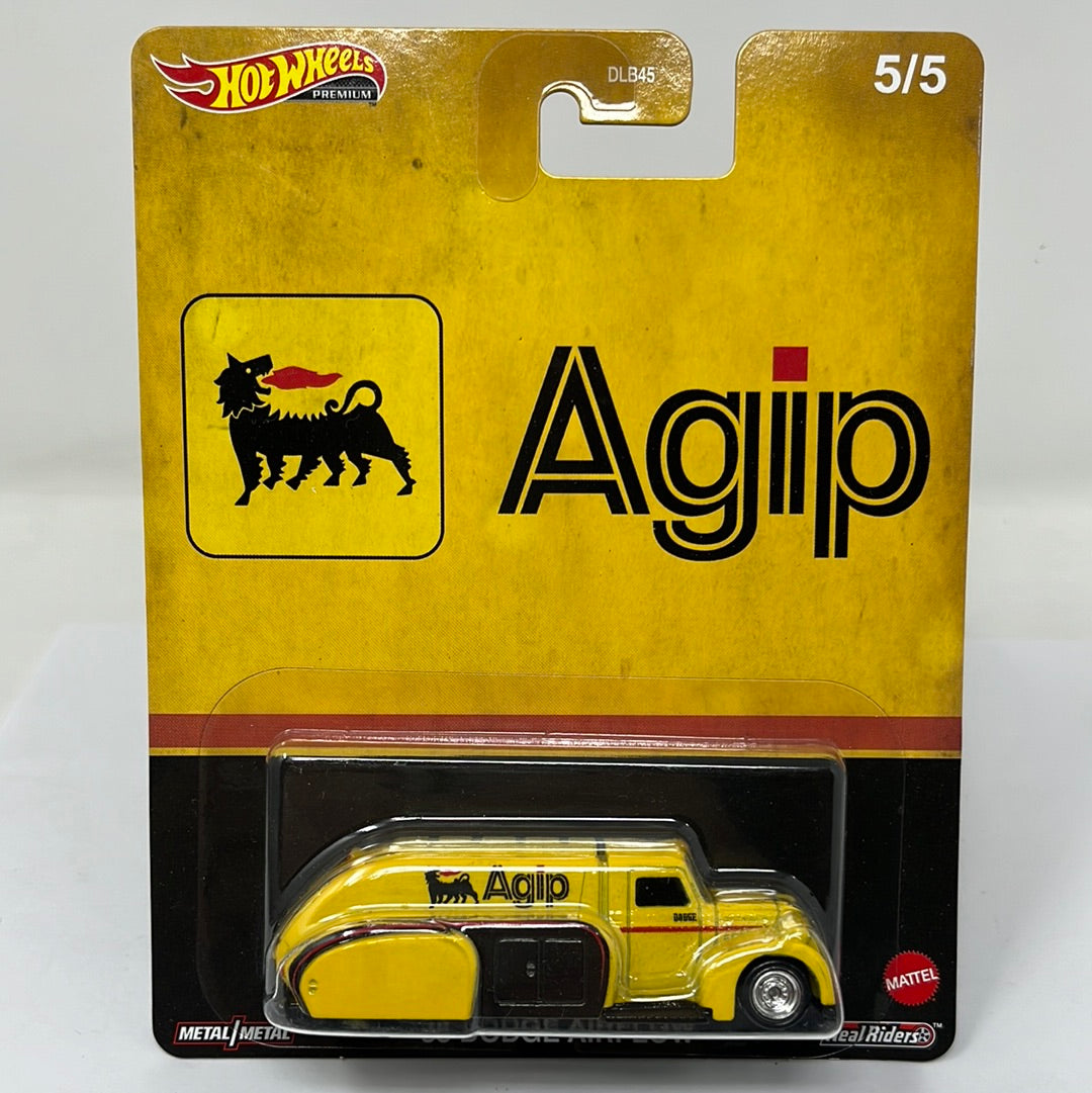 Hot wheels premium agip 38 dodge airflow real riders