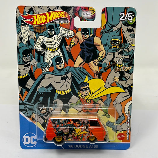 Hot wheels premium batman 66 dodge a100 real riders