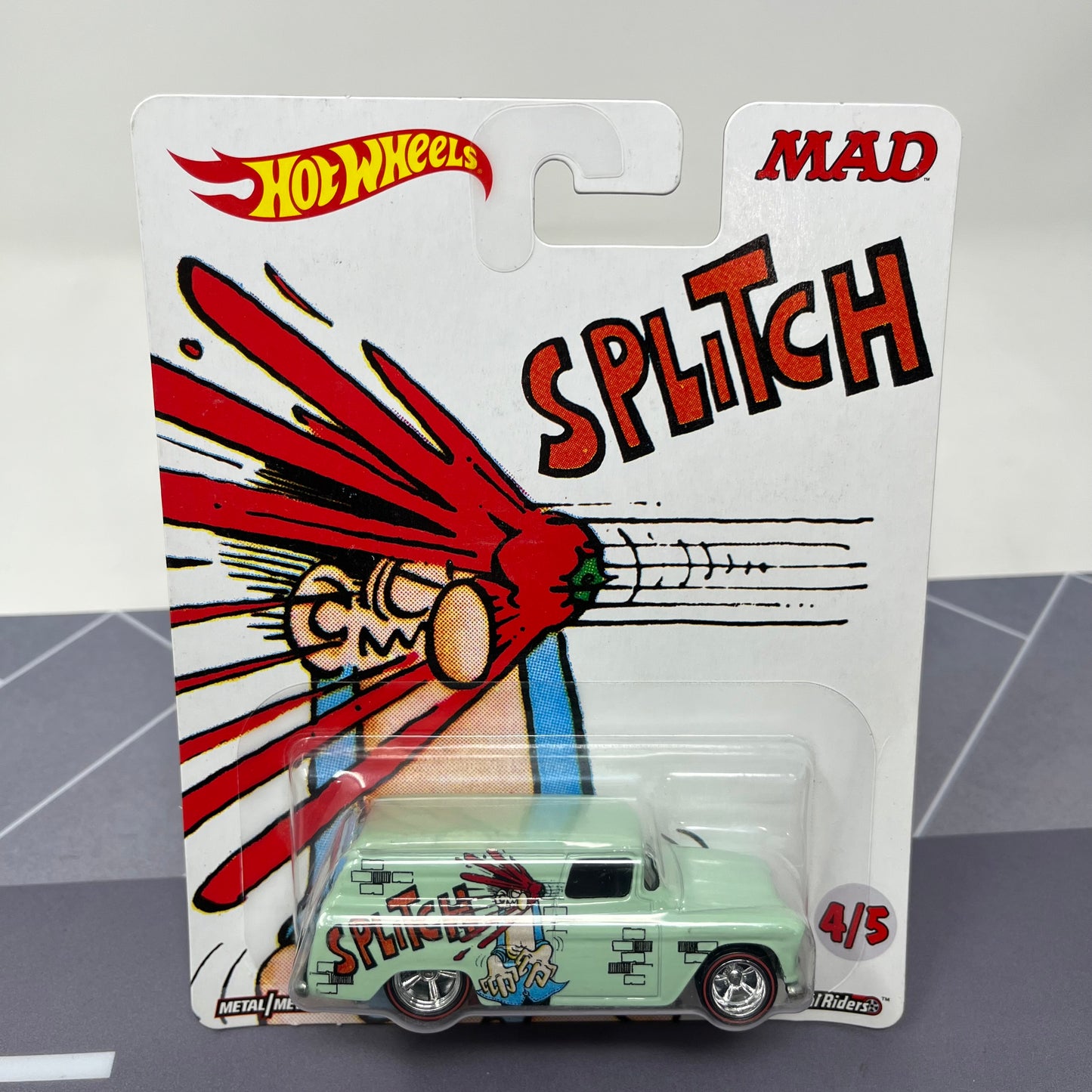 HOT WHEELS POP CULTURE MAD SPLITCH '55 CHEVY PANEL