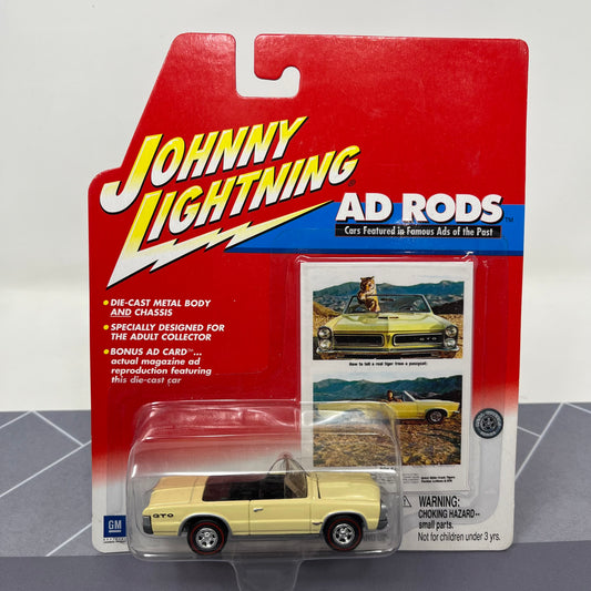 Johnny lightning 1965 pontiac gto ad rods real wheels