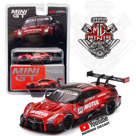 Mini GT 1:64 Nissan GT-R Nismo GT500 #23 “MOTUL AUTECH GT-R" NISMO #595