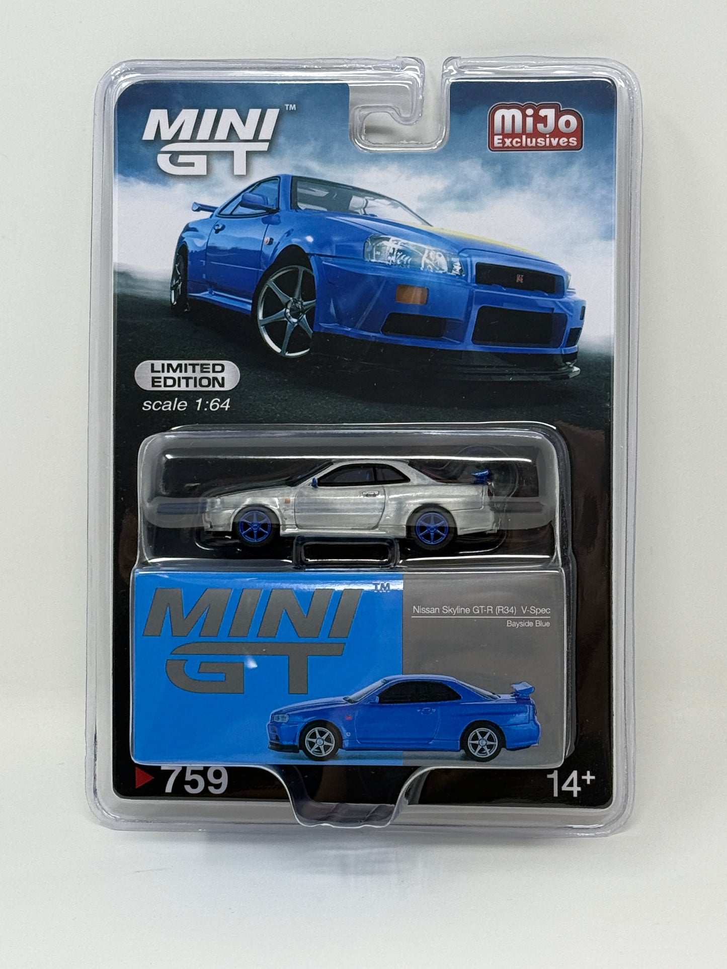 Mini Gt Nissan Skyline GT-R R34 V Spec #759 CHASE