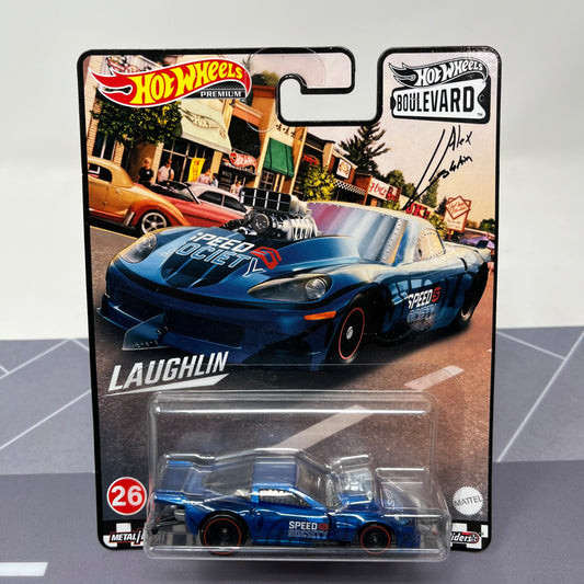 Hot wheels premium corvette z06 drag racer speed boulevard real riders