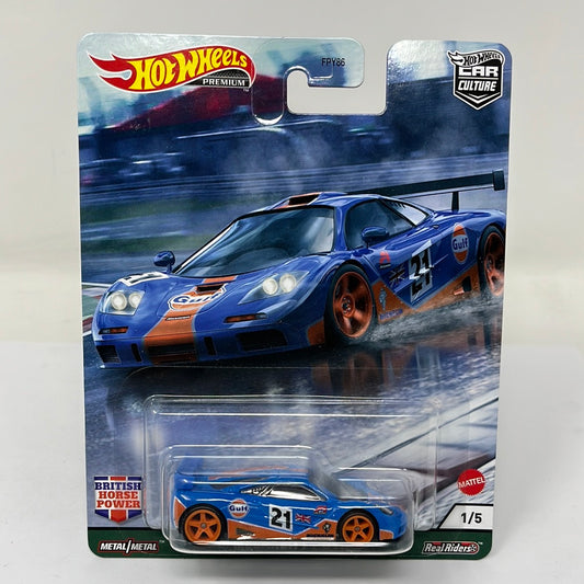 hot wheels premium mc laren f1 gtr gulf real riders