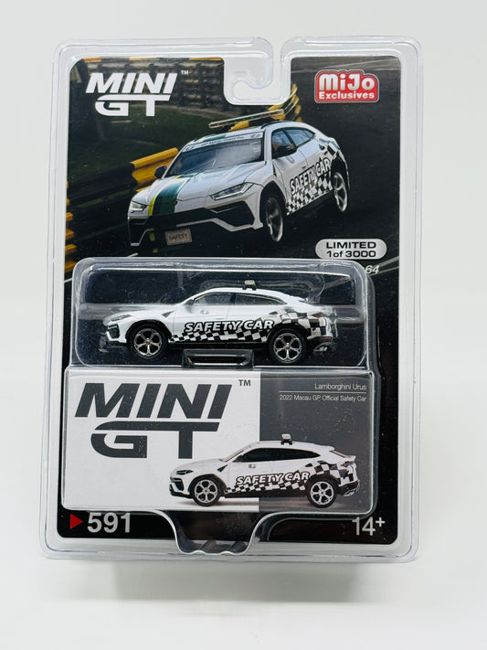 Mini GT Lamborghini Urus 2022 Macau GP Official Safety Car #591