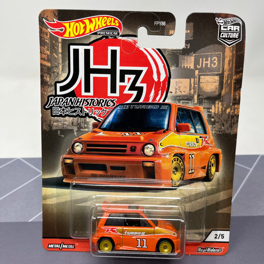 Hot wheels premium 85 honda city turbo japan historic