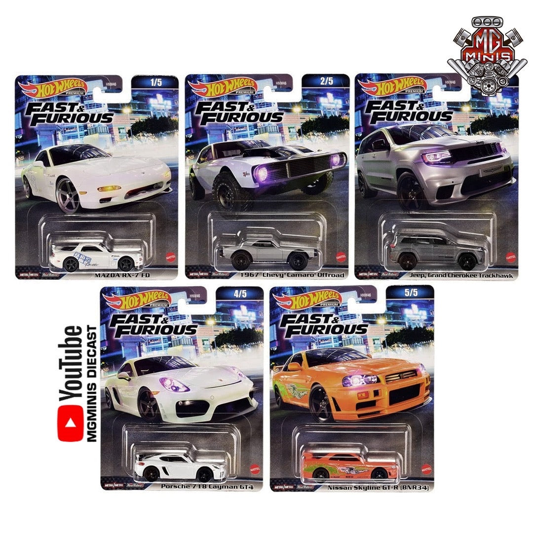 Hot Wheels Premium Set Fast and Furious 2023