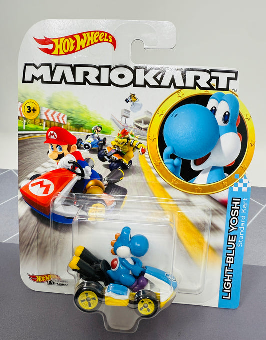 Hot Wheels Light Blue Yoshi Standart Kart Mario Kart
