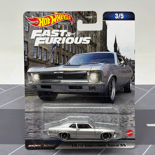 Hot wheels premium fast e furious 1970 chevrolet nova ss real riders