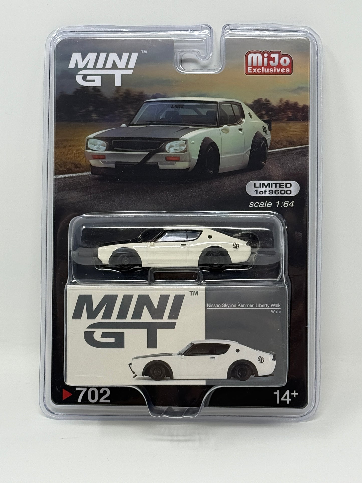 Mini Gt Nissan Skyline Kenmeri Liberty Walk #702