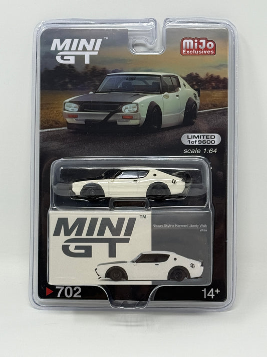Mini Gt Nissan Skyline Kenmeri Liberty Walk #702