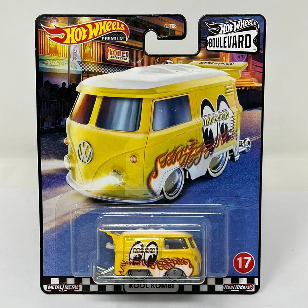 Hot wheels premium kool kombi mooneyes boulevard volkswagen real riders