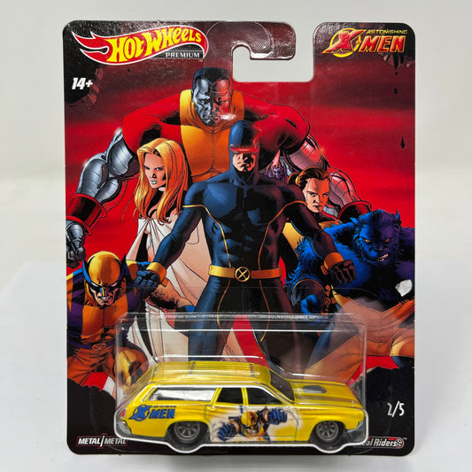 Hot wheels premium x-men 71 plymounth satellite real riders