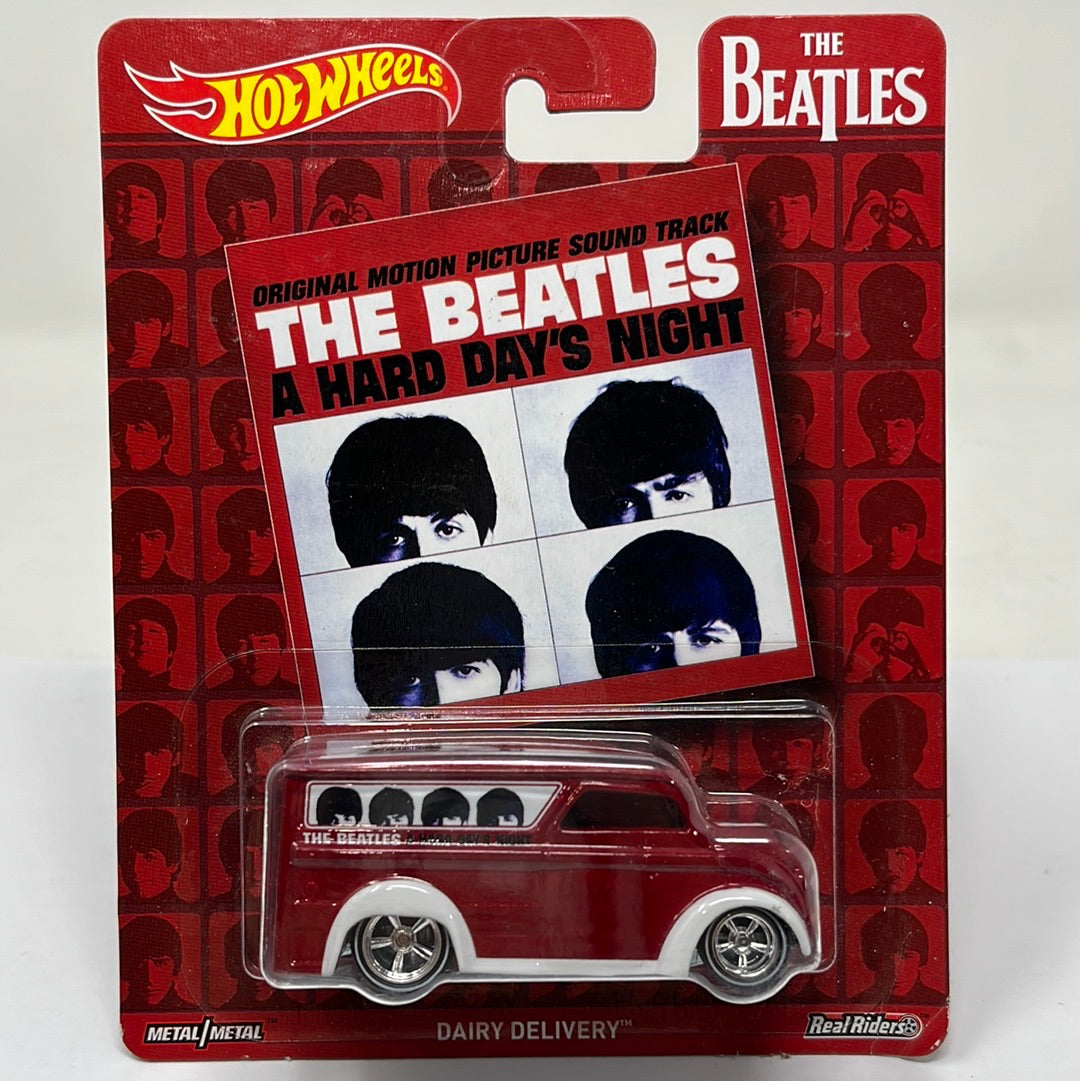 Hot wheels premium the beatles dairy delivery real riders