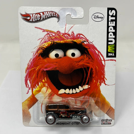 Hot wheels premium midnight otto the muppets animal real riders